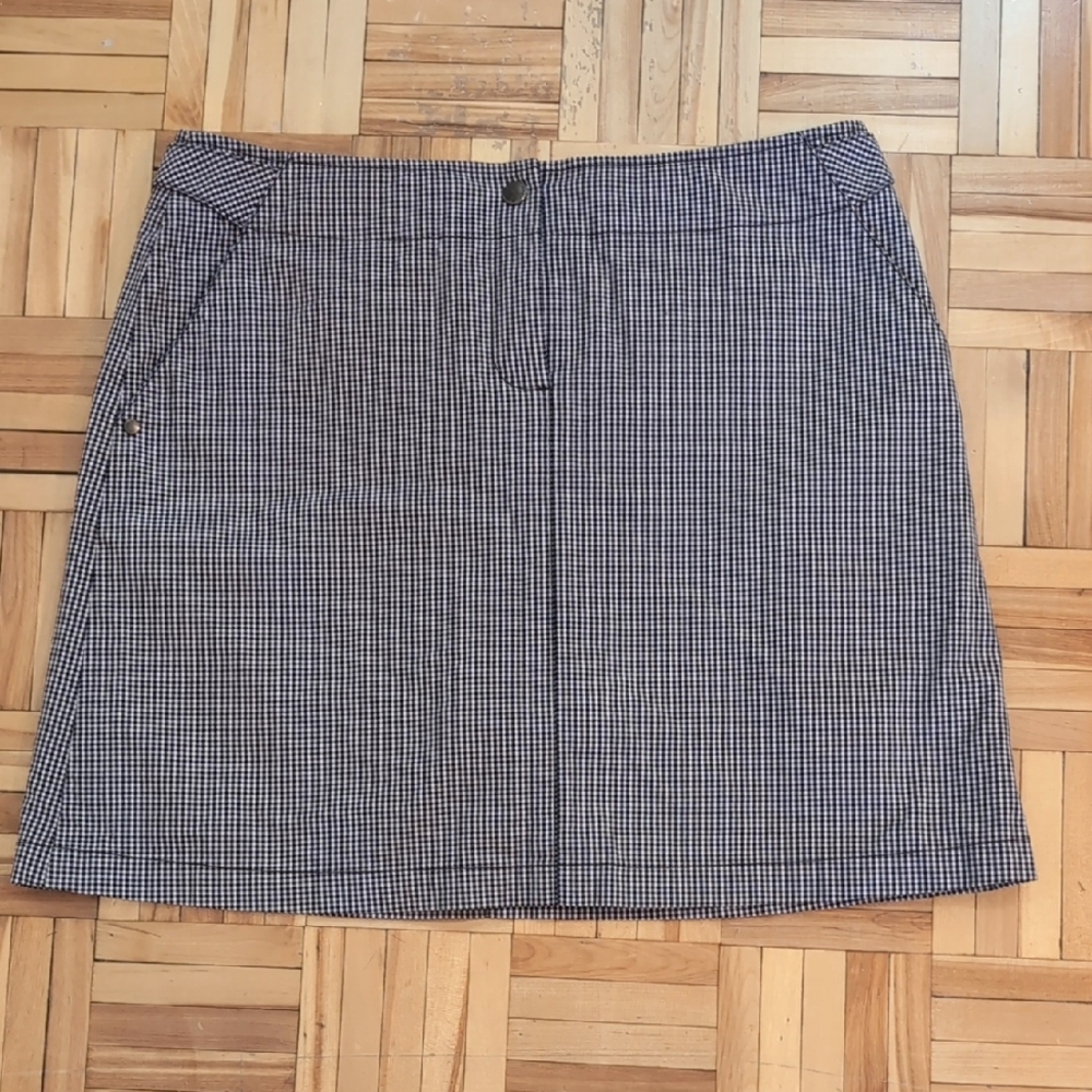 Cuttler & Buck Check Pattern Skort Size 10